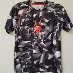 Spyder Boys Medium Graphic Short Sleeve Shirt